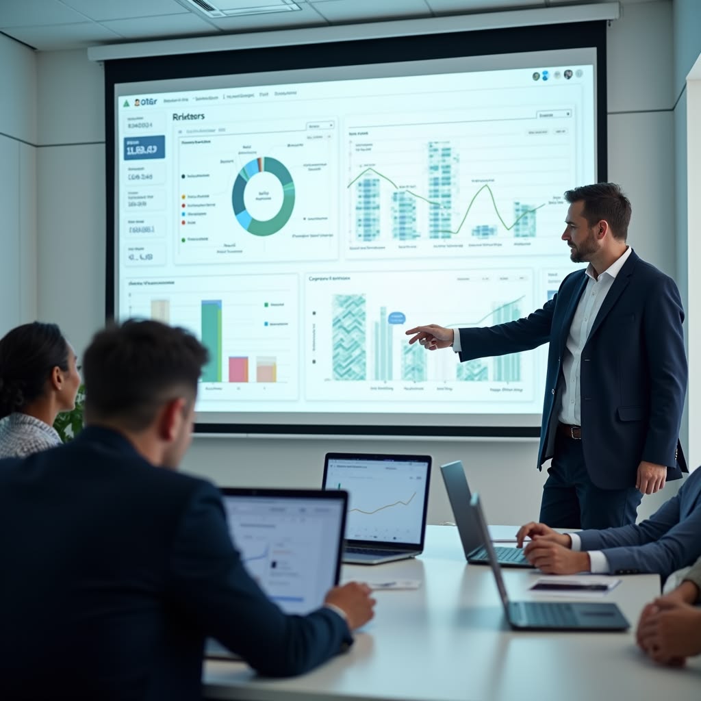 Treasury findings presented to a client team